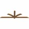 Ekena Millwork Redmond Smooth Timber Gable Bracket, Western Red Cedar, 72"W x 24"H x 1 1/2"D x 3 1/2"F, 8/12 Pitch GBW072X24X0204RED00SWR - alternate 5
